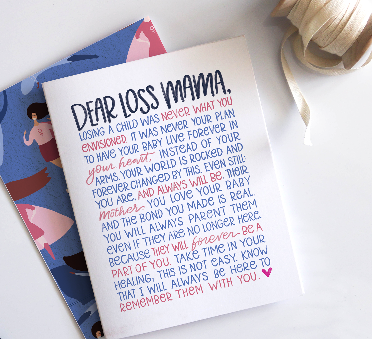 Dear Loss Mama | Miscarriage IVF Infertility Sympathy Card