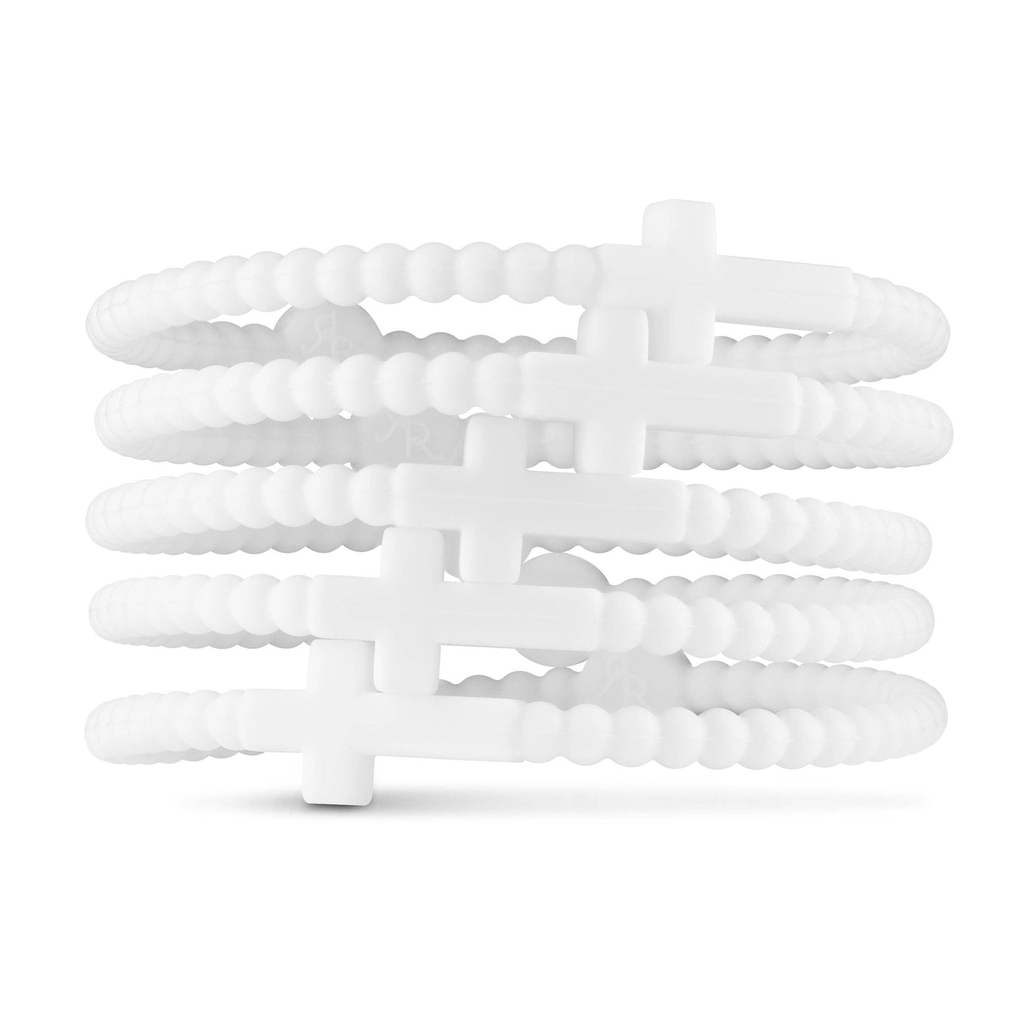 Jesus Bracelets (silicone cross bracelets): Backcountry (5 pack) / Medium