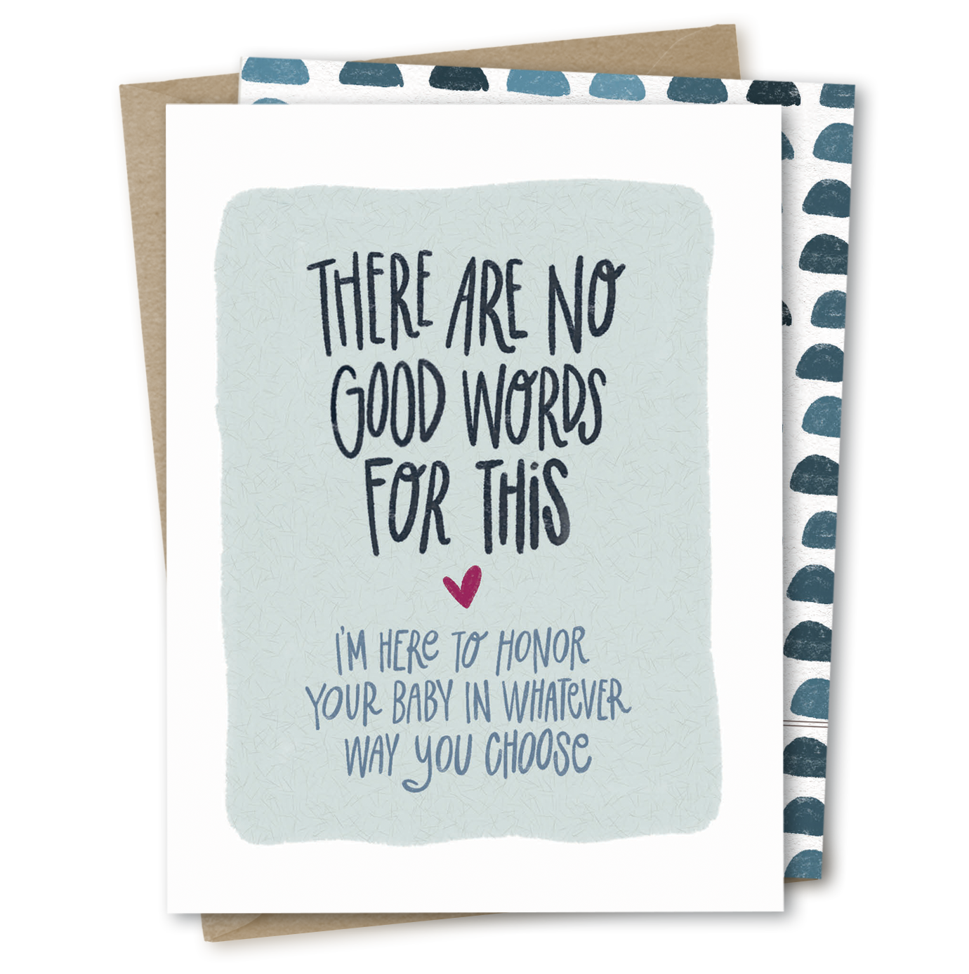 No Good Words | Miscarriage Sympathy Baby Loss Support Card