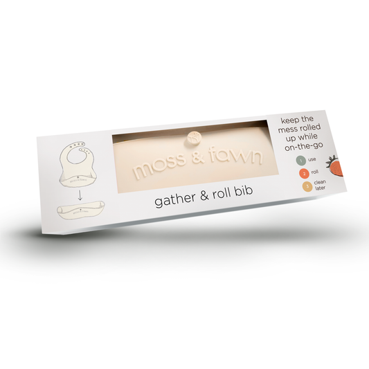 Gather & Roll Bib: ECRU