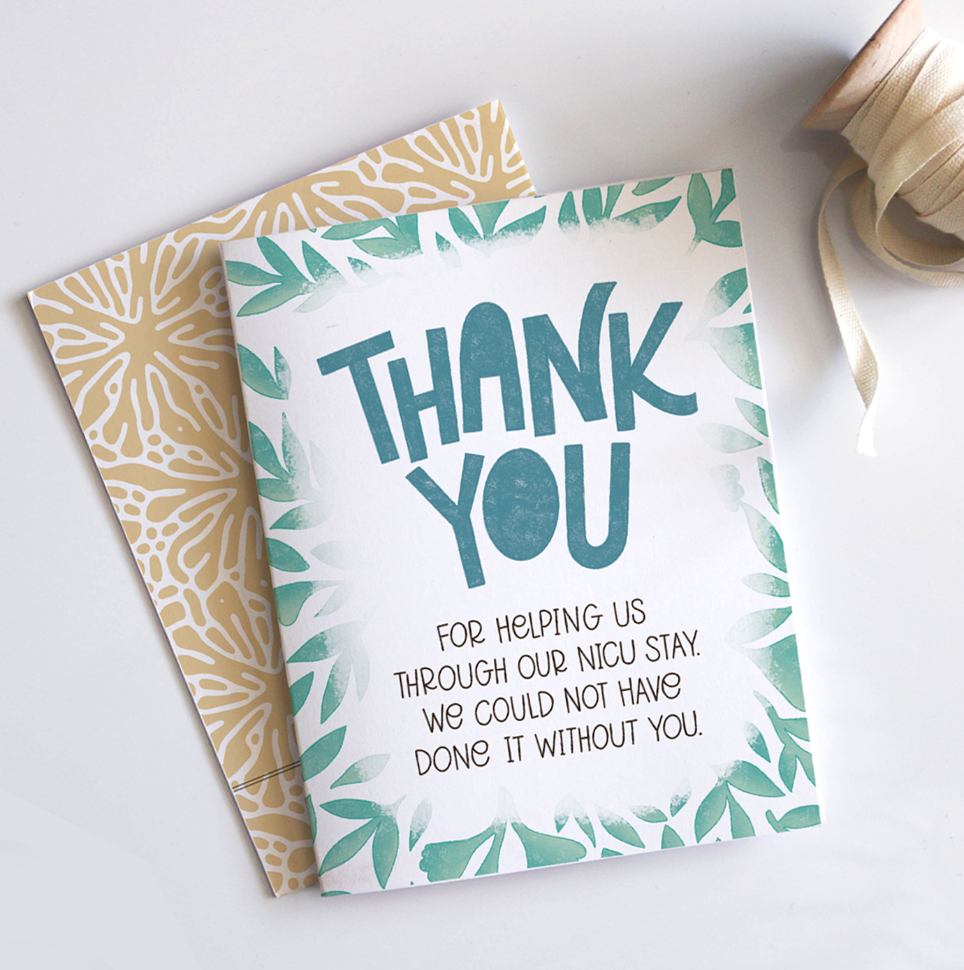 NICU Thank You | Nurse Doctor NICU Support Thank You Card