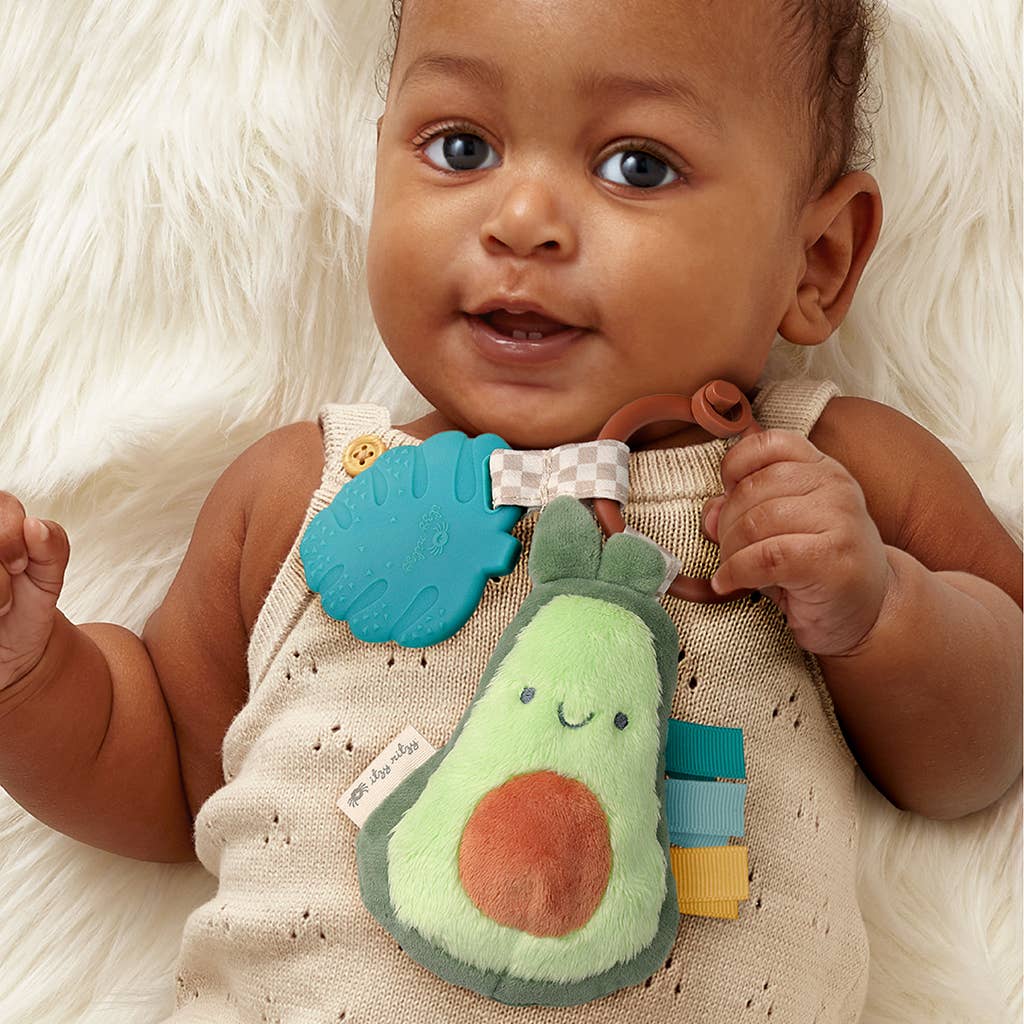 *New Options* Itzy Pal™ Plush + Teether: Strawberry