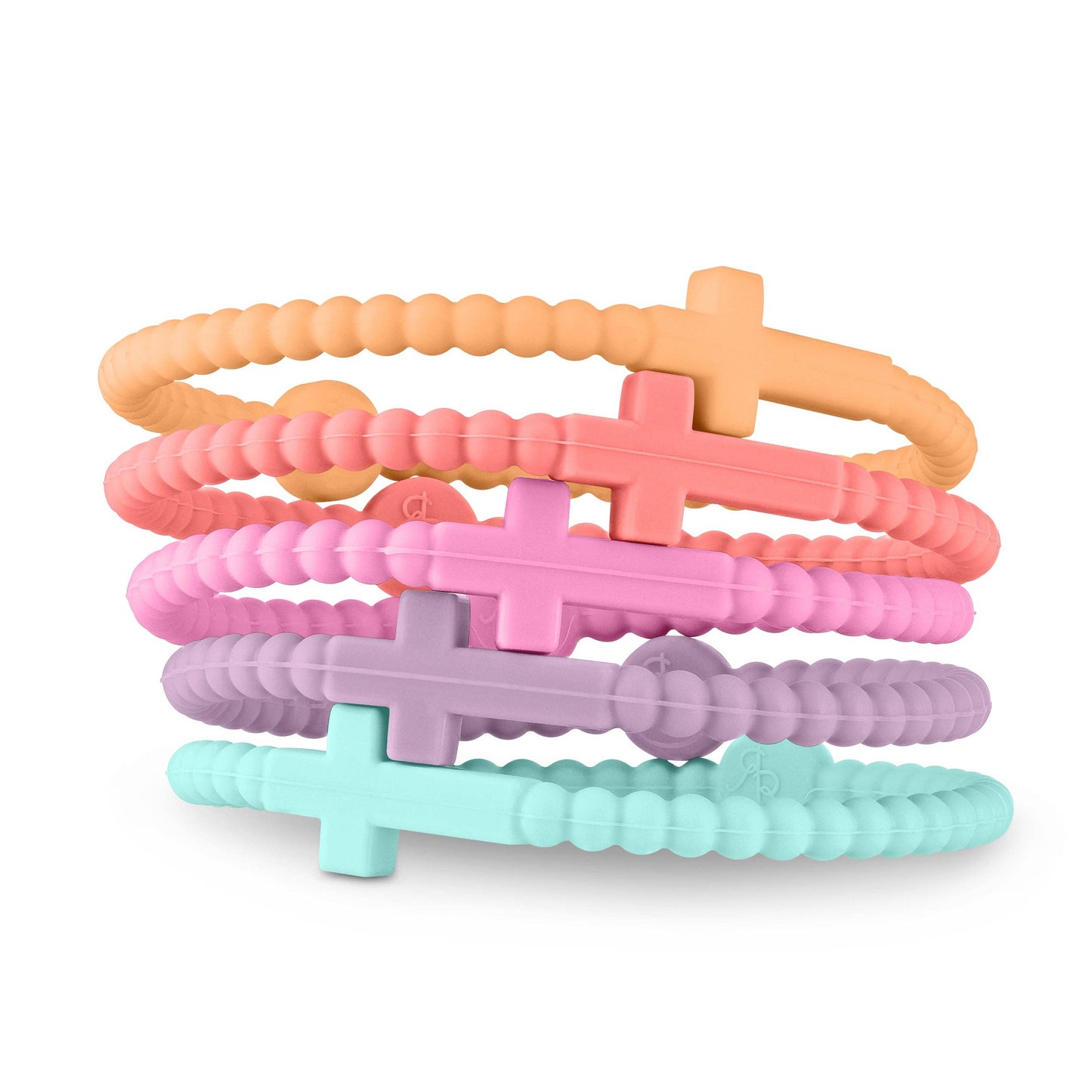 Jesus Bracelets (silicone cross bracelets): Backcountry (5 pack) / Medium