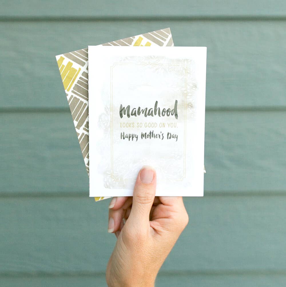 Mamahood | Clever New Mom New Baby Mother's Day Support Card