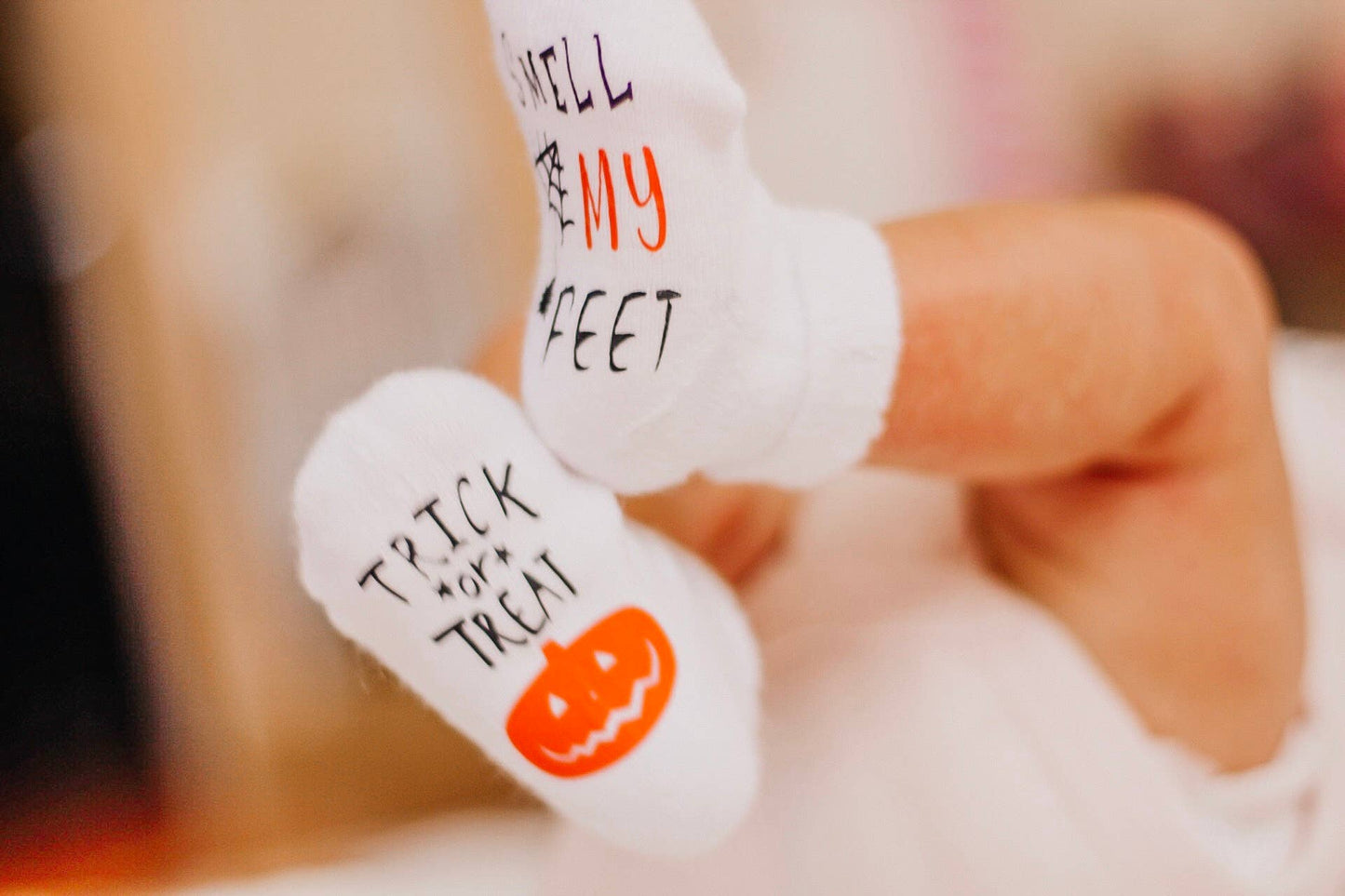 Trick or Treat Smell my Feet | Halloween Baby Clothes: 0-6mo