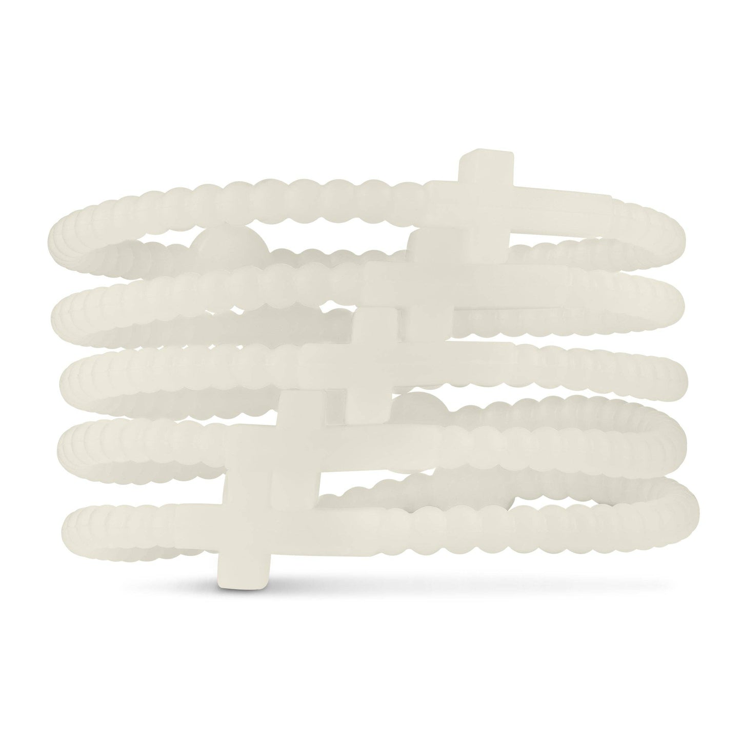 Jesus Bracelets (silicone cross bracelets): Dreamy (5 pack) / Large