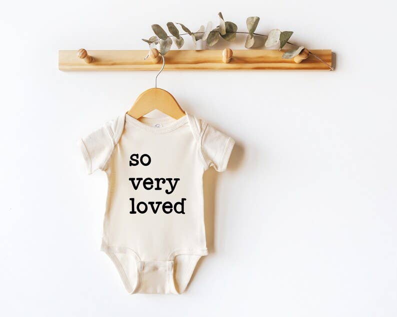 So Very Loved Baby Bodysuit | Gender Neutral