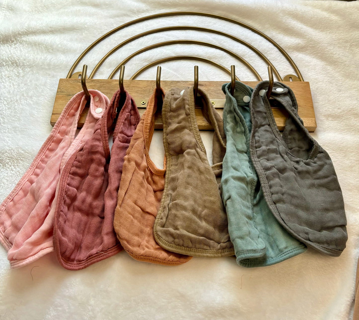 Muslin Snaps Bibs