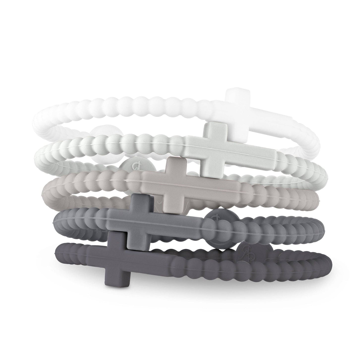 Jesus Bracelets (silicone cross bracelets): Backcountry (5 pack) / Medium