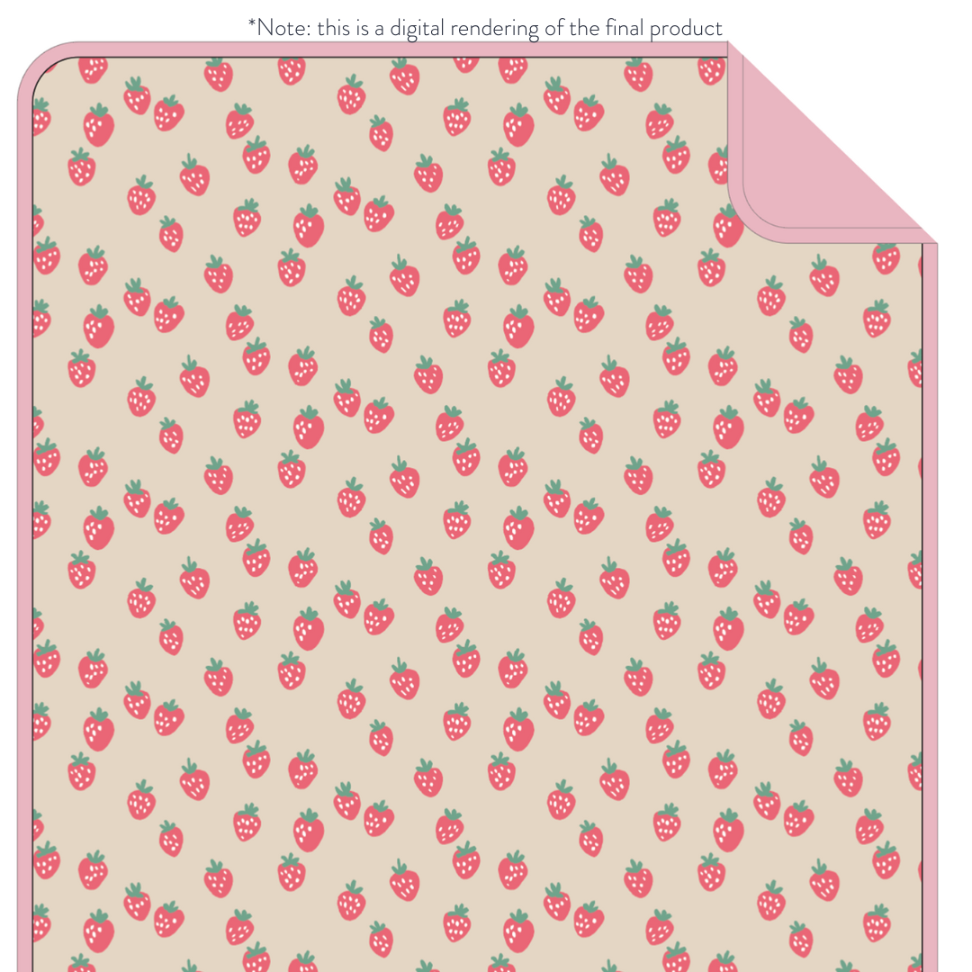 Itzy Blanket™: Strawberries + Cream