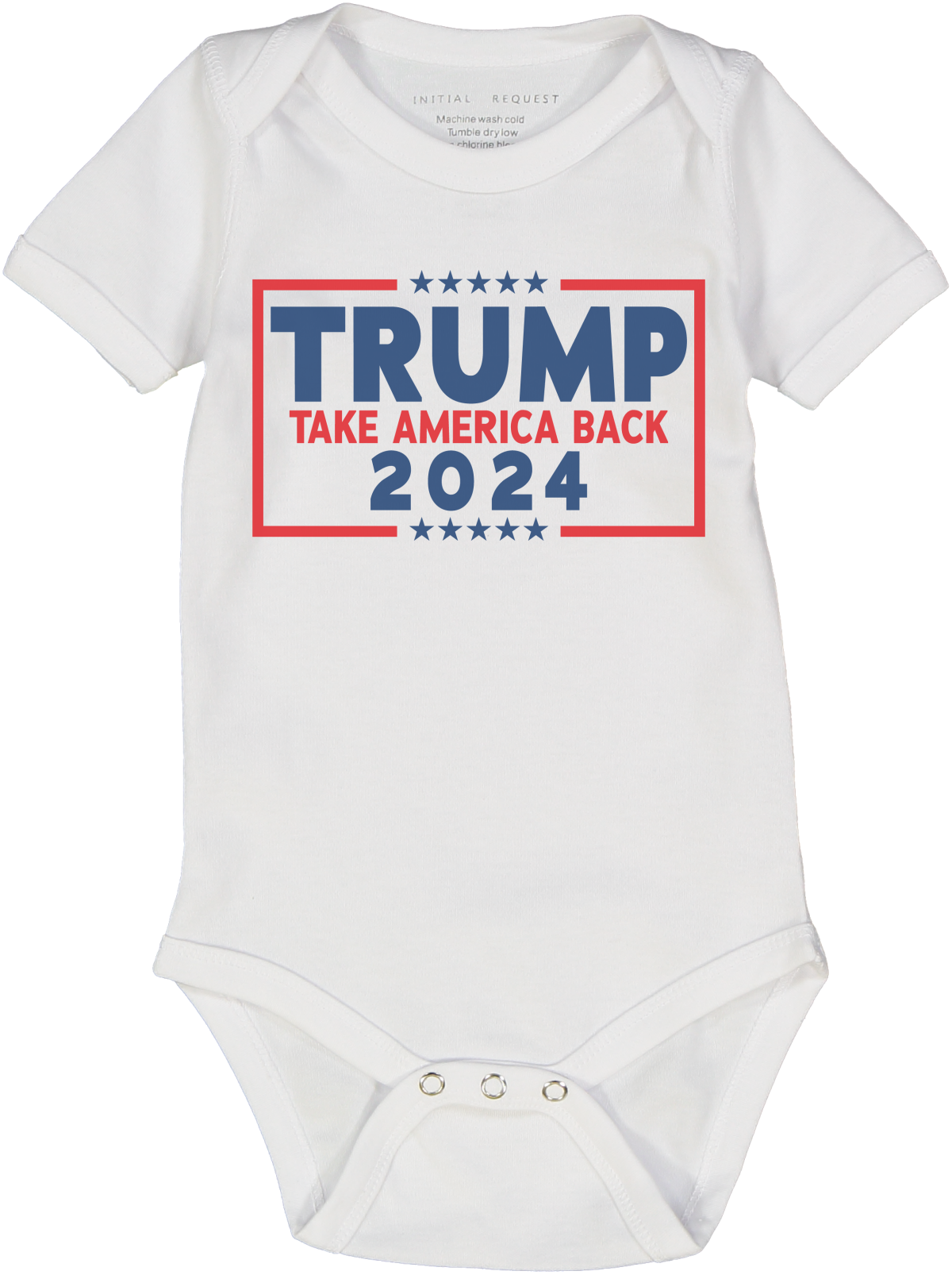 Trump Take America Back 2024 Election Trump short sleeve Onesie: 6-12