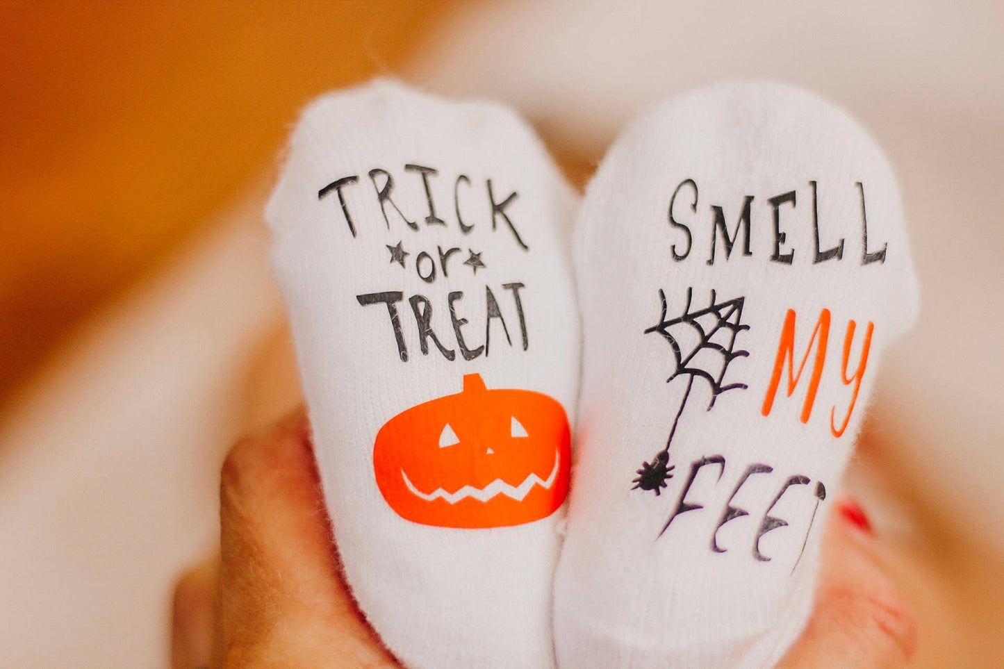 Trick or Treat Smell my Feet | Halloween Baby Clothes: 0-6mo