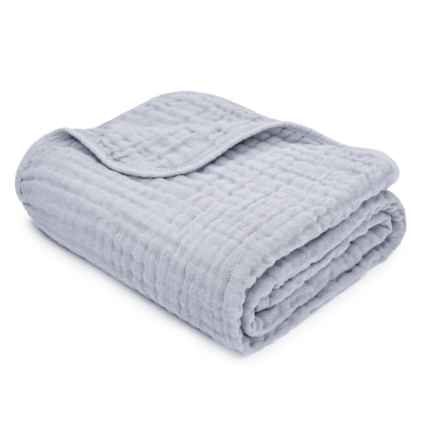 Baby Muslin Cotton Blankets: Pacific Blue