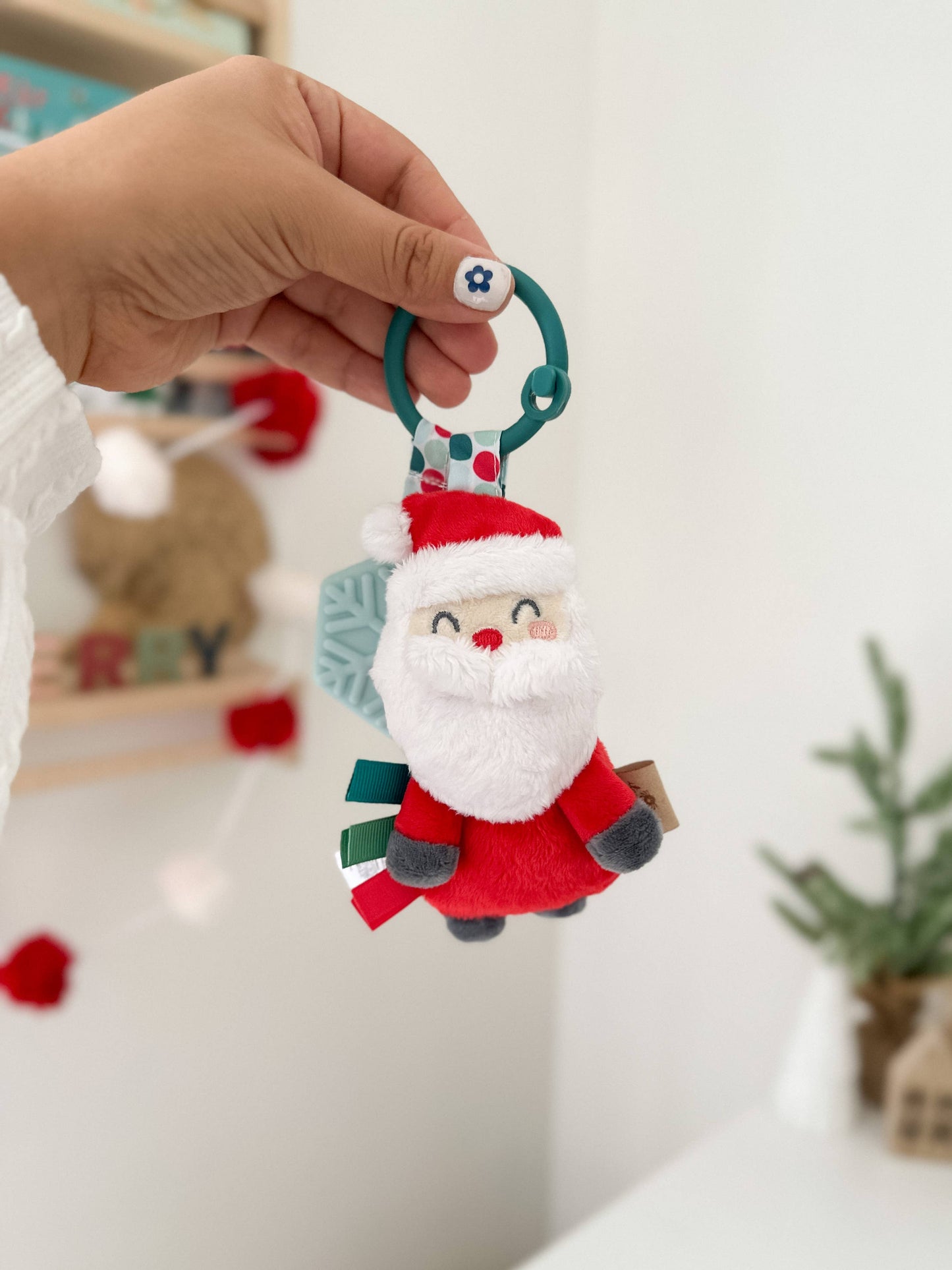 Holiday Itzy Pal™ Plush + Teether: Bear