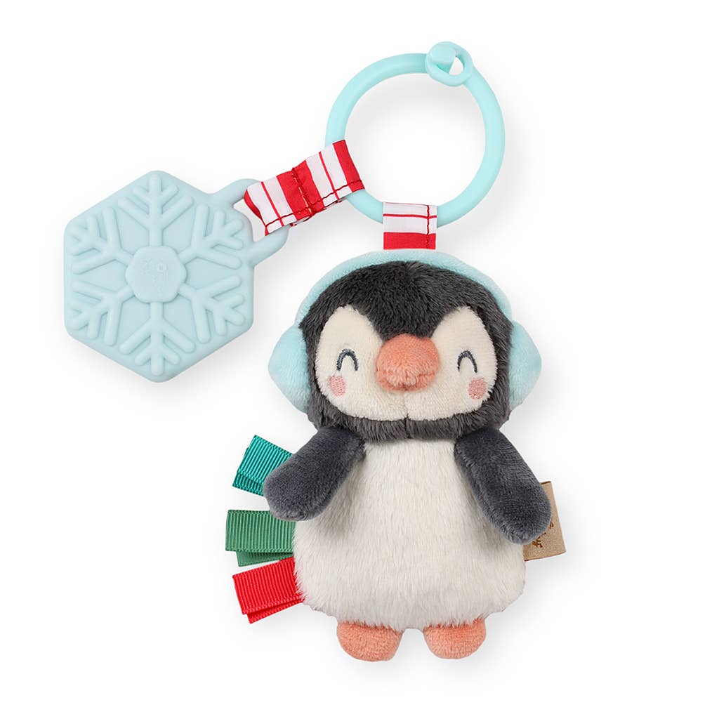 Holiday Itzy Pal™ Plush + Teether: Santa