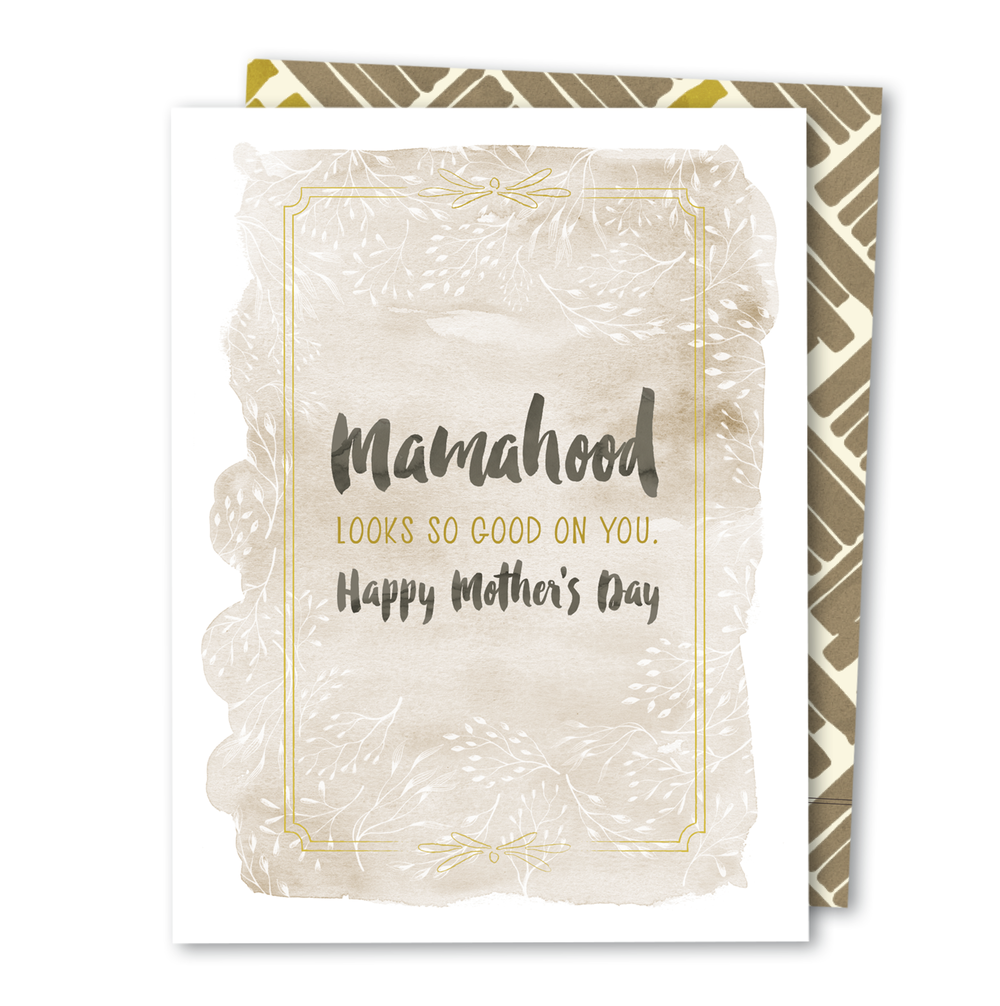 Mamahood | Clever New Mom New Baby Mother's Day Support Card