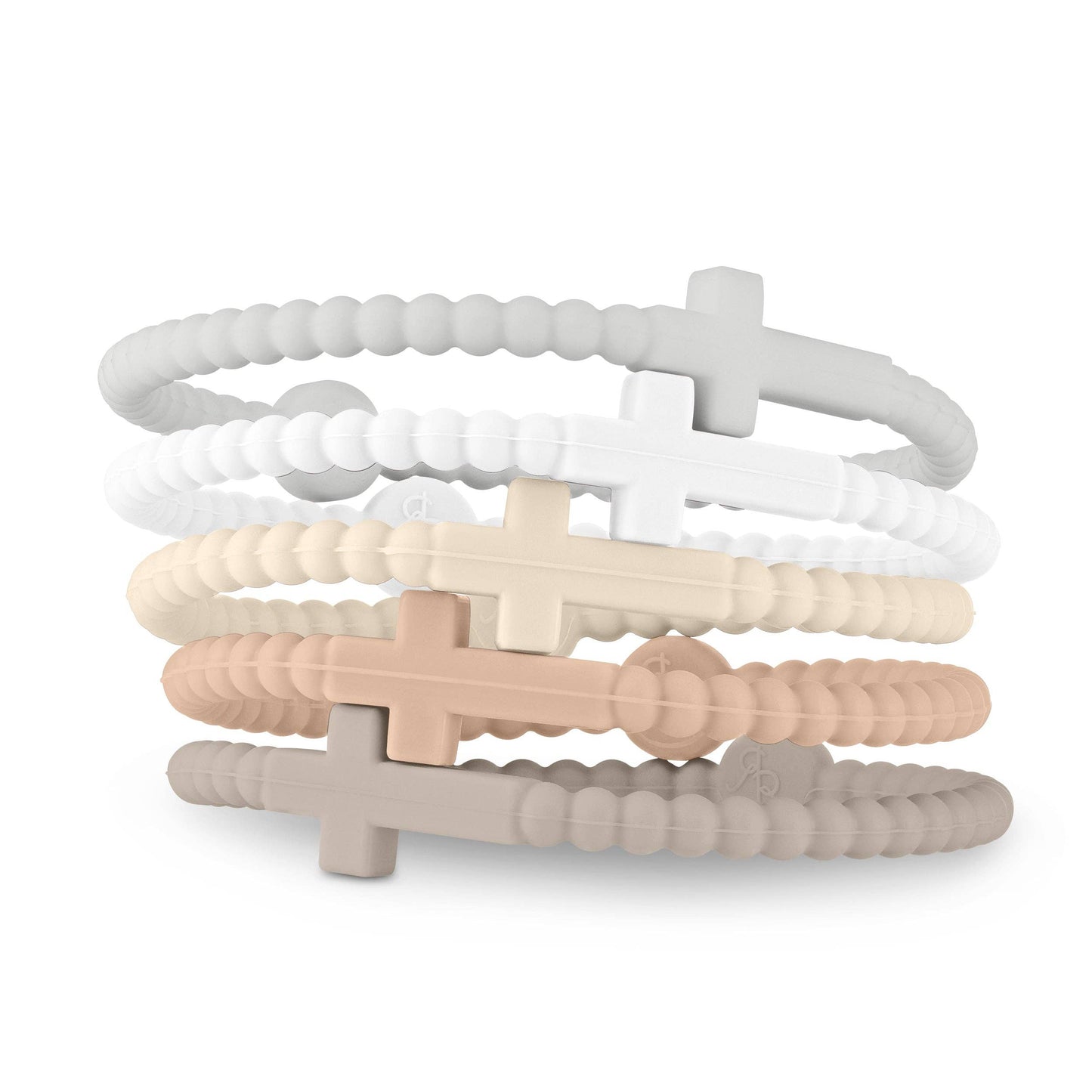 Jesus Bracelets (silicone cross bracelets): Backcountry (5 pack) / Medium