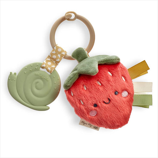 *New Options* Itzy Pal™ Plush + Teether: Strawberry