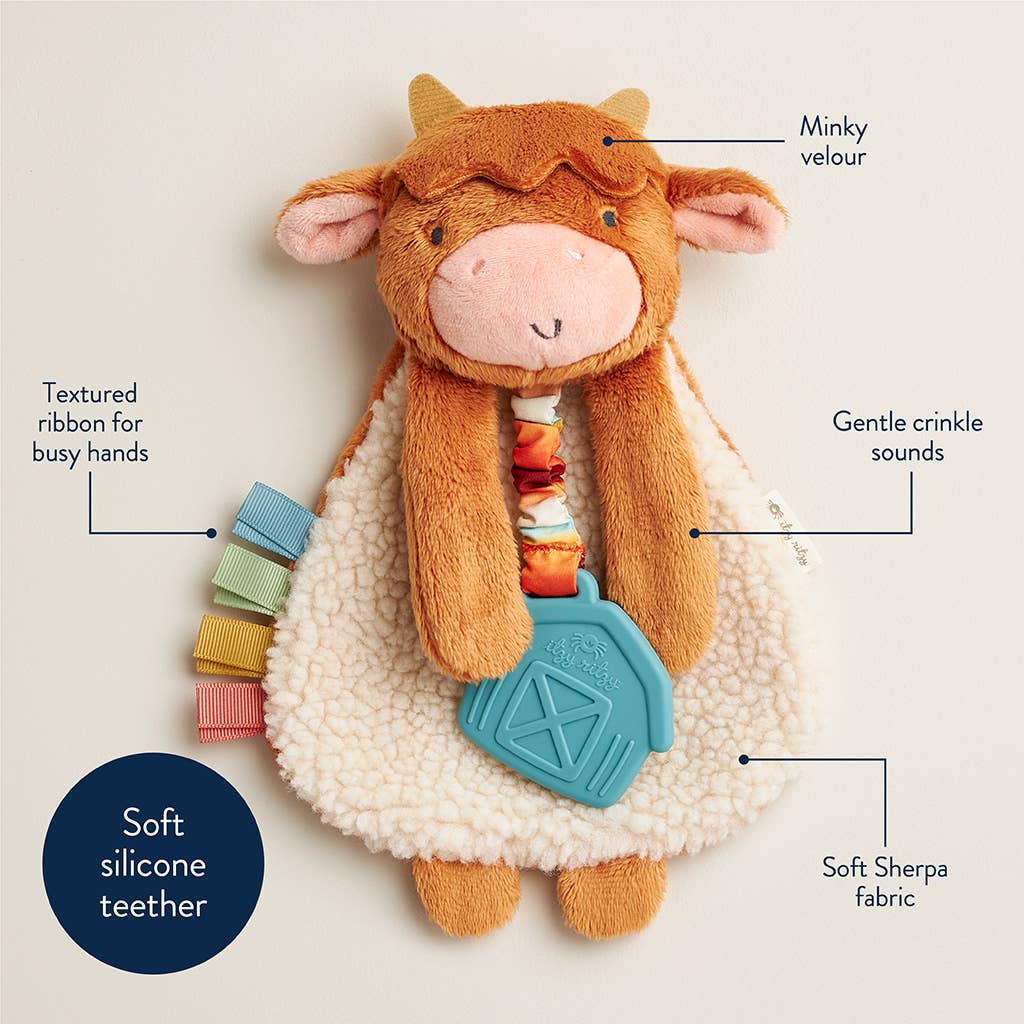 *NEW* Highland Cow Itzy Friends Lovey™ Plush