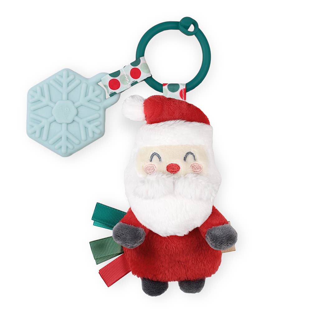 Holiday Itzy Pal™ Plush + Teether: Bear