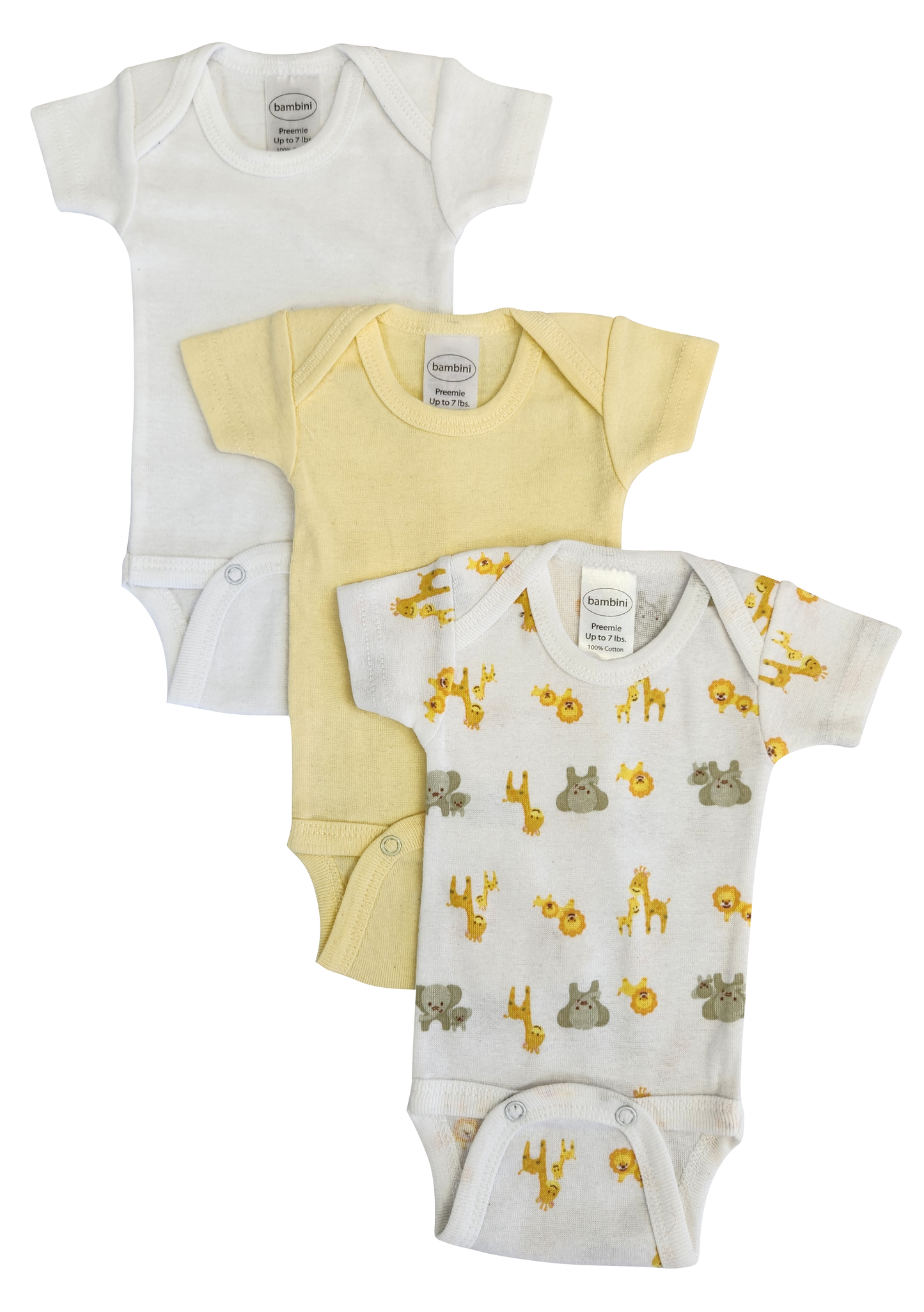 Preemie Short Sleeve Printed Variety Pack