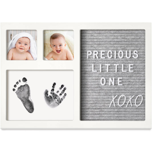 Heartfelt Inkless Baby Hand & Footprint Frame, Letterboard