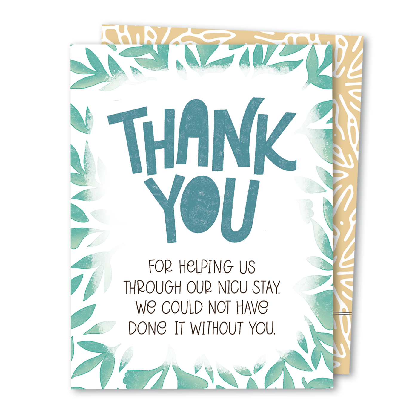 NICU Thank You | Nurse Doctor NICU Support Thank You Card