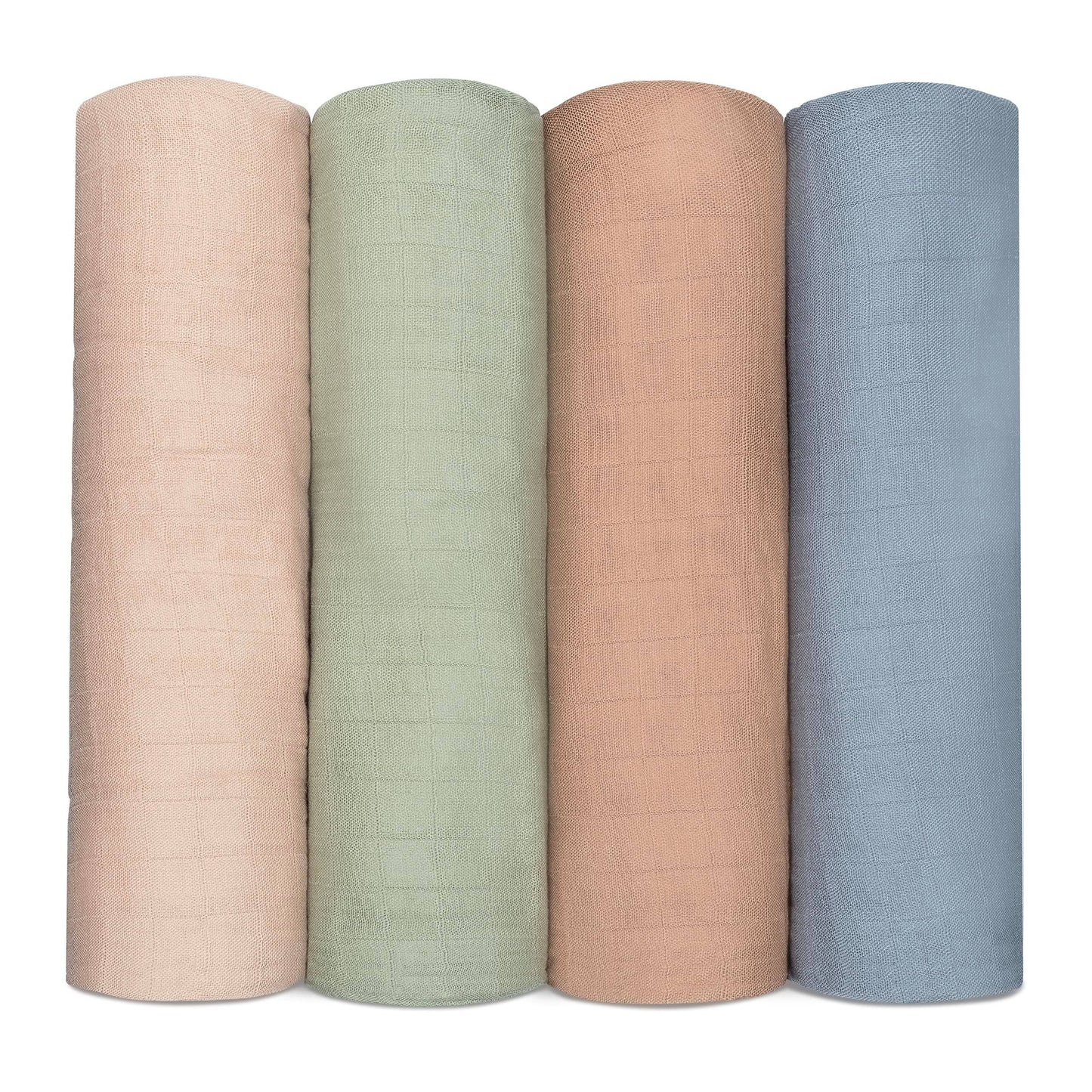 Baby Muslin Swaddle Blankets: Paciifc, Cedar, Sage, or Blush