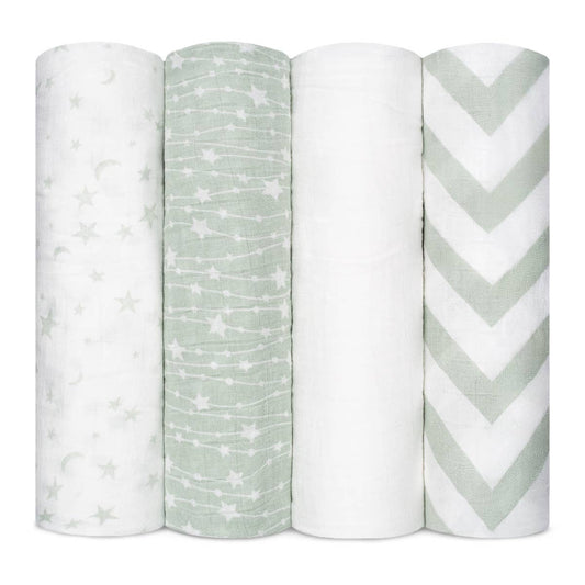 Baby Muslin Swaddle Blankets